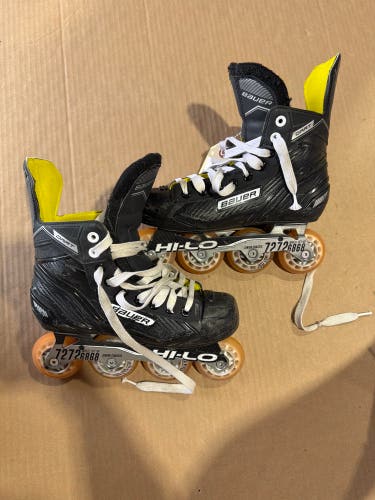Junior Bauer RSX Inline Skates Regular Width Size 5 (Used)