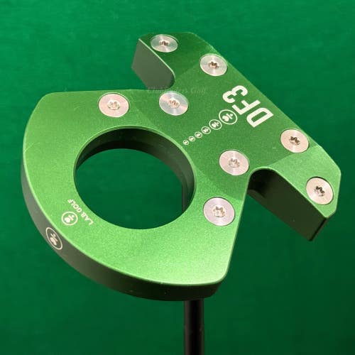 LAB Golf DF3 Custom Green 35.5" Center-Shaft Putter Premium Black Steel w/HC