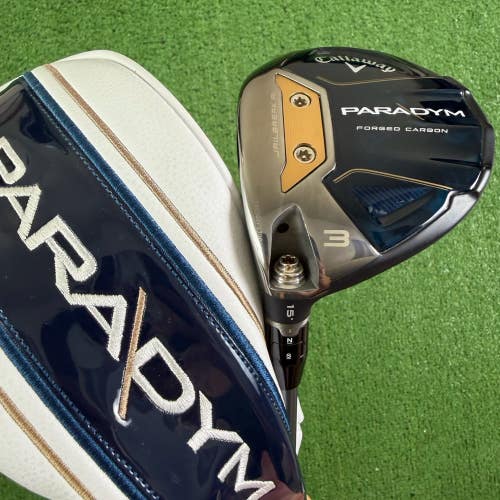 Callaway Paradym 3 Wood 15 Project X HZRDUS 5.5 Regular Flex Left Handed