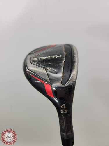 2022 TAYLORMADE STEALTH 4 HYBRID 22* STIFF FUJI VENTUS RED 7 GOOD
