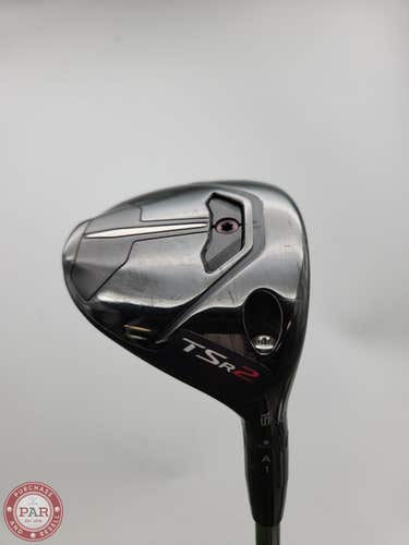 2023 TITLEIST TSR2 3 WOOD 15* SENIOR MAMIYA ELEMENTS CHROME 5F2 DEMO