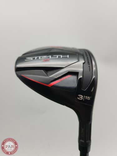 TAYLORMADE STEALTH 2 3 WOOD 15* STIFF VENTUS RED TR FW 6S VERYGOOD