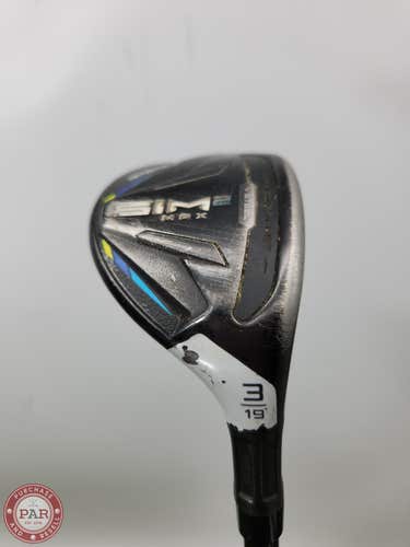 2021 TAYLORMADE SIM2 MAX 3 HYBRID 19* STIFF MITSU TENSEI AV WHITE 90HY GOOD