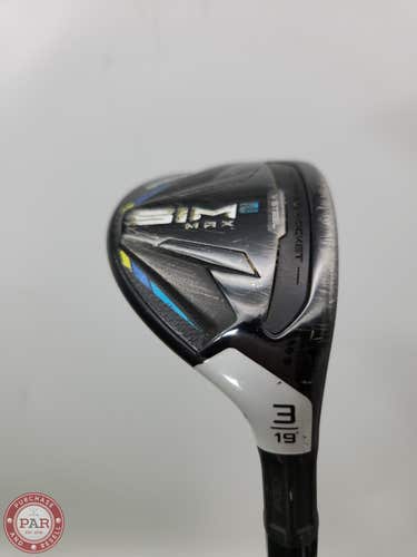 2021 TAYLORMADE SIM2 MAX 3 HYBRID 19* REG FUJI VENTUS BLUE 6 +HC GOOD