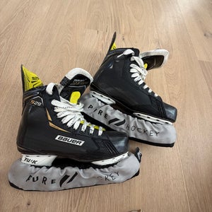 Black/Yellow 2018 Bauer Supreme S29 Hockey Skates Extra Wide Width 7.5 (Used)