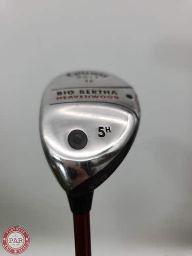 LEFTY 2007 CALLAWAY BIG BERTHA HEAVENWOOD 5 HYBRID 26* FIRM CALLAWAY RCH 75W  GO