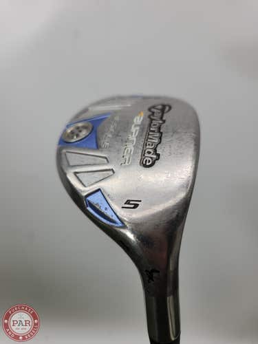2007 TAYLORMADE BURNER RESCUE 5 HYBRID 25* LADIES TM REAX 50G FAIR