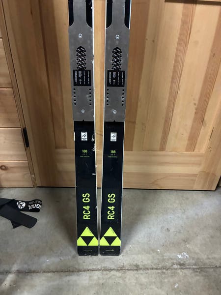 Fischer RC4 WC GS 188 cm Racing Skis Without Bindings (Used