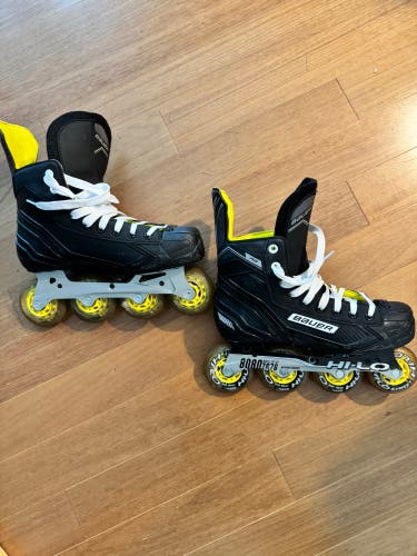 Bauer RS Outdoor Roller Hockey Skates - Men’s Size 8 (Like New)