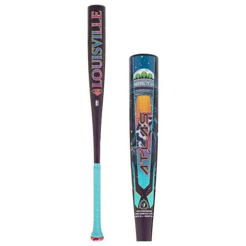 2026 Louisville Slugger Atlas Alloy BBCOR "Wildstyle" Certified Bat (-3) 29 oz 32" (New in wrapper)