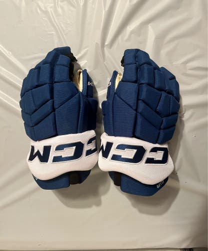 CCM HGTK Gloves 14" Pro Stock Blue Colorado Avalanche (Used)