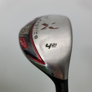 2010 TOUR EDGE EXOTICS XCG3 4 HYBRID 21* STIFF ACCRA M4 GOOD