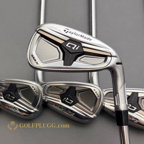 2026 Taylormade Qi Max Iron Set 5-AW / KBS Steel, Stiff (57)