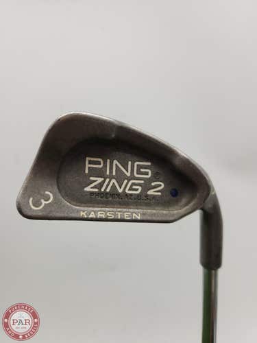 PING ZING 2 3 IRON STIFF STOCK STEEL 39" (BLUE DOT) GOOD