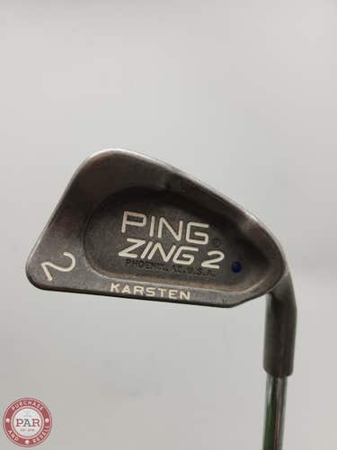 PING ZING 2 2 IRON REG STOCK STEEL 39.25" (BLUE DOT) GOOD