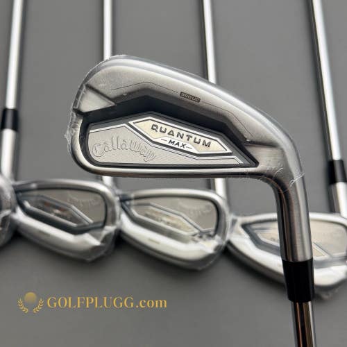 New- 2026 Callaway Quantum Max Iron Set 5-AW / KBS Steel, Stiff (253)