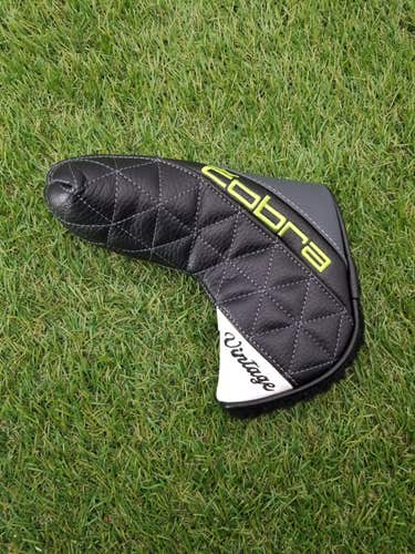 COBRA KING VINTAGE BLADE PUTTER HEADCOVER VERYGOOD