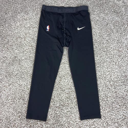 NBA Pants Mens XL Black NBA Basketball Nike Pro Compression Leggings Leggings
