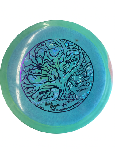 Used Prodigy ISAAC ROBINSON Disc Golf Driver Teal 10299-S000313126