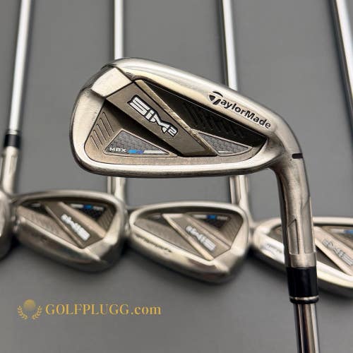 +1 Taylormade Sim2 Max Iron Set 4-PW / Dynamic Gold Steel, Stiff (102)