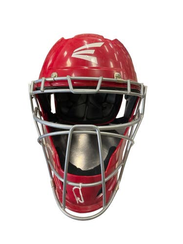 Used Easton Catchers Helmet w/Mask Red LG 11859-S000033117