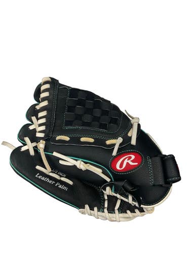 Used Rawlings FASTPITCH SOFTBALL BB/SB Glove LH Throw Black 11 1/2" 11859-S000033104