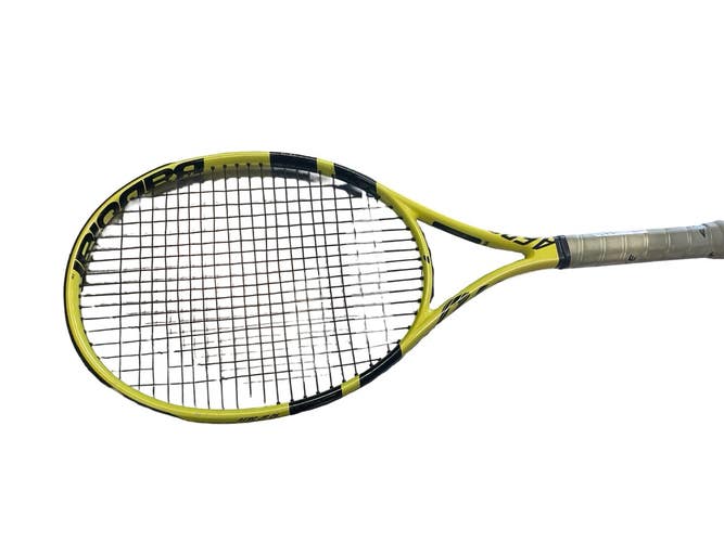 Used Babolat AERO G Adult Tennis Racquet Yellow 4 1/4" 11859-S000033049