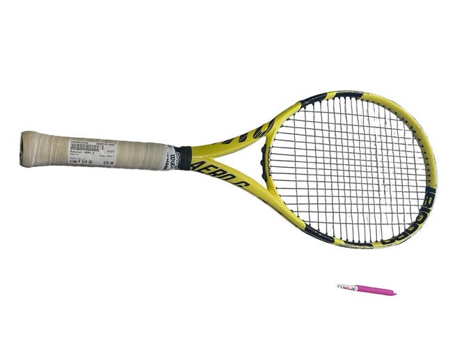 Used Babolat AERO JR 26 Junior Tennis Racquet Yellow 26" 11859-S000033048