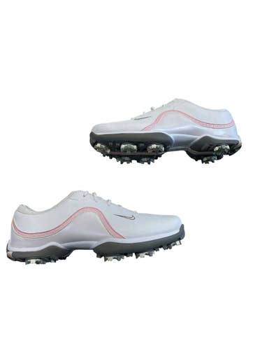 Used Nike Womens Golf Shoes White And Pink Senior 7 11873-S000246774