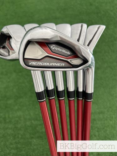 Taylormade Aeroburner Iron Set 5-A / Mitsubishi Rayon Stiff Graphite