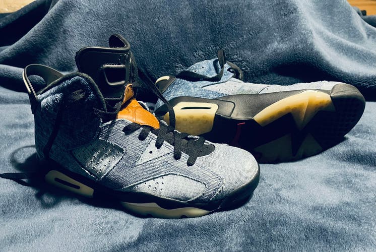 Nike Air Jordan 6 Retro "Washed Denim" Shoes