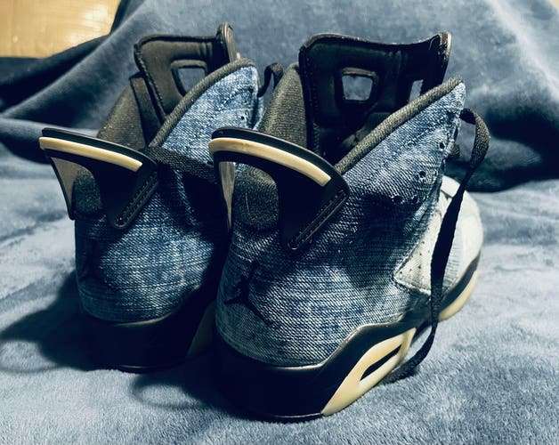 Air Jordan 6 Retro "Washed Denim" Shoes