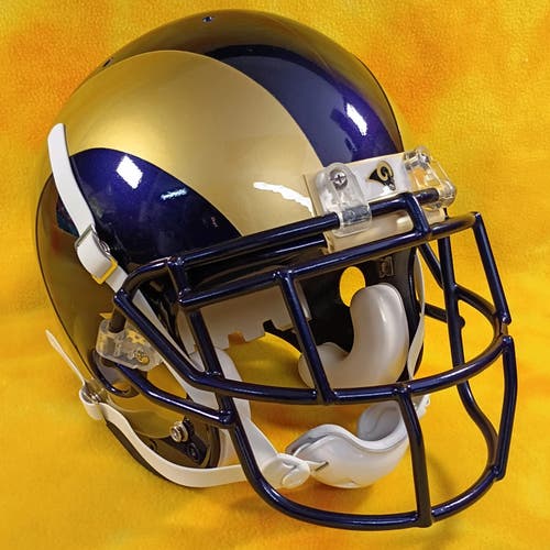 Throwback St. Louis Rams custom fullsize football helmet Schutt Air Faulk