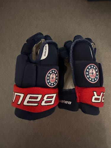 Blue Youth Bauer Vapor Elite Gloves 9" (Used)