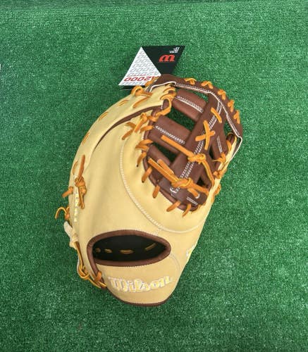 Wilson A2000 13" 1673 Baseball Right Handed First Base Mitt Classic Brown Blonde