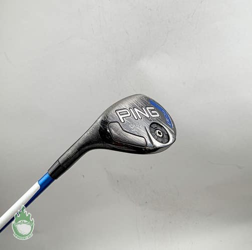 Used Left Handed Ping G30 3 Hybrid 19* Ping TFC Stiff Flex Graphite Golf Club
