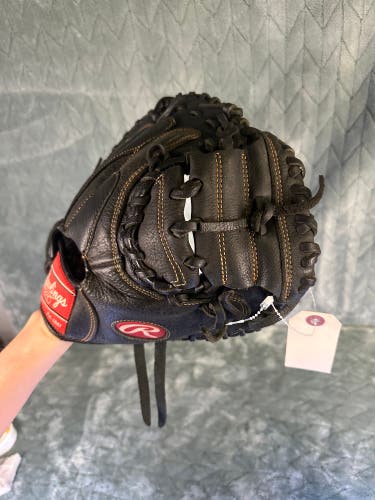 Black Rawlings Renegade RH Catcher's Baseball Glove 32.5" (Used)