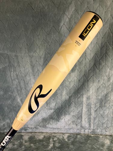2025 Rawlings Icon Composite Bat USABat Certified (-10) Composite 20 oz 30" (Used)