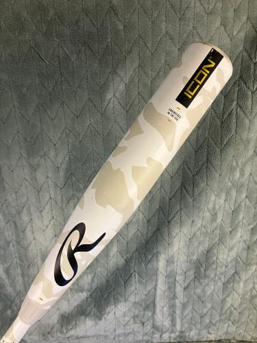2025 Rawlings Icon Composite Bat USSSA Certified (-10) Composite 20 oz 30" (Used)