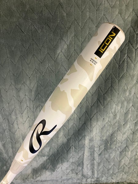 2025 Rawlings Icon Composite Bat USSSA Certified (-10) Composite 20 oz 30" (Used)