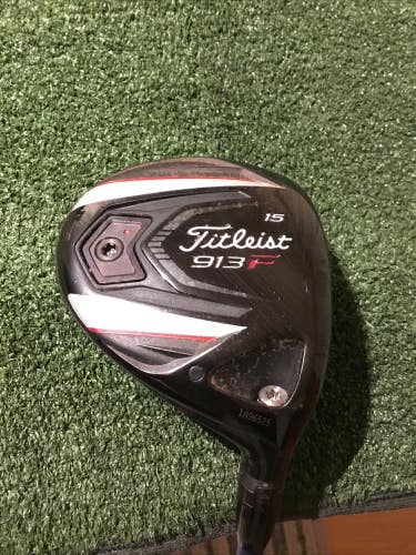 Titleist 913F 15* 3 Wood Stiff Diamana S+ 72 Blue Graphite Shaft (42.75)