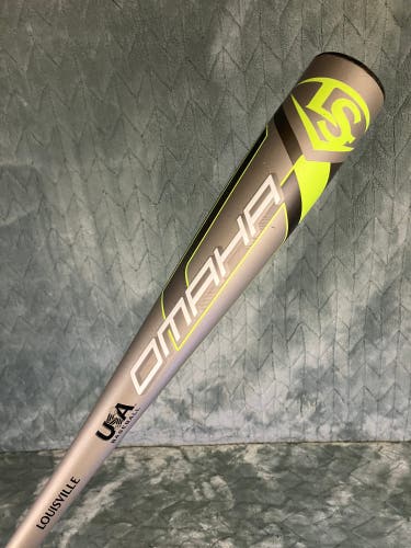 Louisville Slugger Omaha Alloy Bat USABat Certified (-10) Alloy 18 oz 28" (Used)