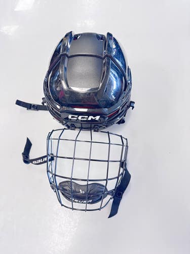Used CCM STREET Helmet Cage Combo Black SM 11860-S000314282