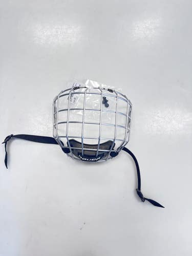 Used Bauer Hockey Wire Mask Grey SM 11860-S000314272