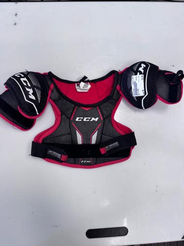 Used CCM FT350 Youth Shoulder Pads MD 11860-S000314220