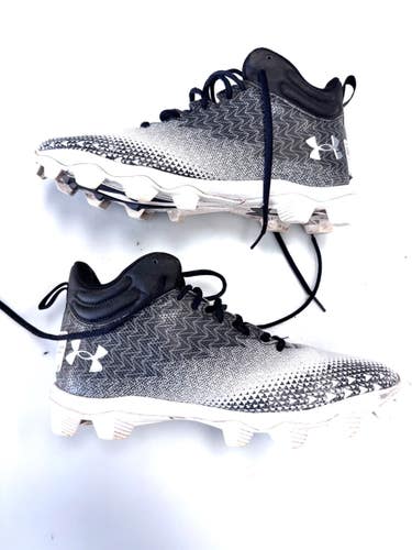 Used Under Armour Adult FB Cleats White Senior 8 11860-S000314215