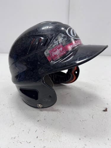 Used Rawlings 6 1/2 - 7 1/2 Batting Helmet No Mask Black Fits all 11860-S000314207