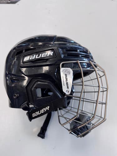 Used Bauer IMS 5 Helmet Cage Combo Black SM 11860-S000314202