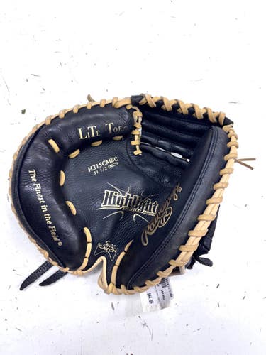 Used Rawlings HIGHLIGHT BB/SB Catchers LH Throw Black 31 1/2" 11860-S000314153