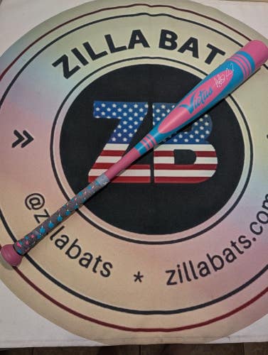 Victus Vibe Pro Crayon Tatis Pink USSSA Baseball Bat 30/22 -8 Blue Pink